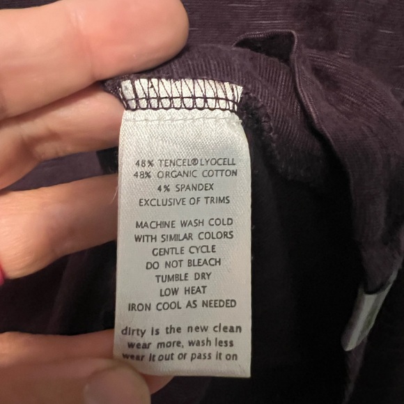 🦋HP!🦋Horny Toad | Purple Loose Neck Super Soft Long Sleeve - Picture 5 of 6